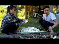 Lagu Farm Life: Harvesting Giant Cassava, Kind Man, Single Mother Explores Ancient Life Delicious Food