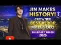 BTS JIN Wins Big in Brazil: Billboard Names “Don’t Say You Love Me” Best Song of 2025