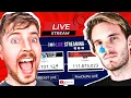 MrBeast Vs PewDiePie YouTube Live Sub Count