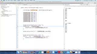 6 ArrayList enhanced for loops