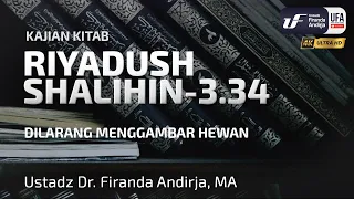 Riyadush shalihin 3.34: Dilarang Menggambar Hewan