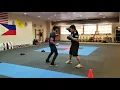 Nickelstick Balintawak basic boxing with Guro Chan