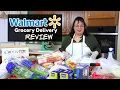 Walmart Grocery Delivery Review Ordering Grocery Delivery from Walmart Grocery Shopping Haul