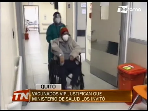 Vacunados VIP justifican que ministerio de salud los invitó