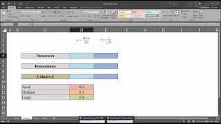 Calculating Effect Size Cohen s d for a Paired-Samples T Test