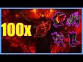 I ran 100 Uber Searing Exarch Here is what I got