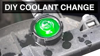 A step-by-step guide on draining and refilling your car's coolant.