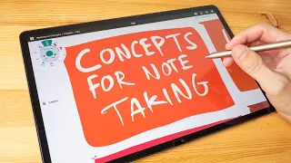 Note Taking with Concepts Infinite Canvas Brushes Layers Fun