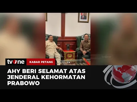 AHY Menemui Prabowo Subianto dan Membahas Sejumlah Topik Terkait Mafia Tanah