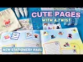 Papertail Fox Stationery Unboxing a fun Creative Journal Page Idea