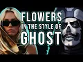 Miley Cyrus - Flowers in the style of Ghost