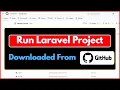 How to Run Laravel Project Downloaded from GitHub LIKE A PRO