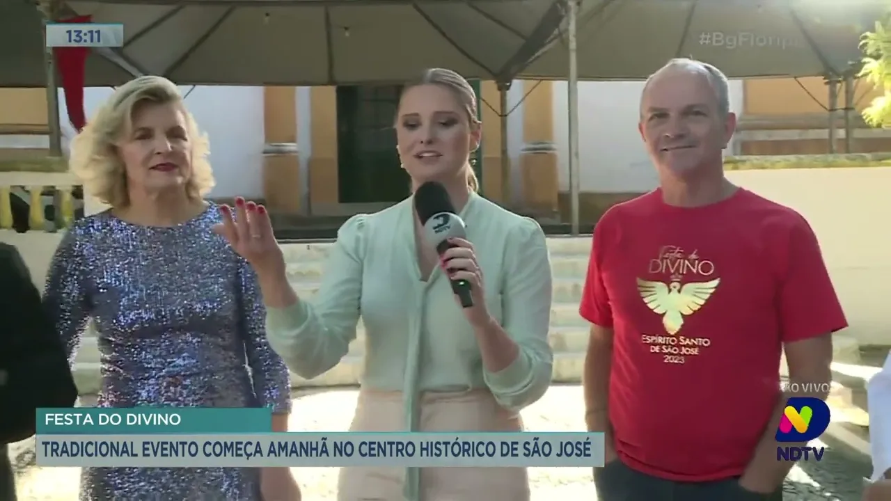 Festa do Divino começa nesse sábado no centro histórico de São José