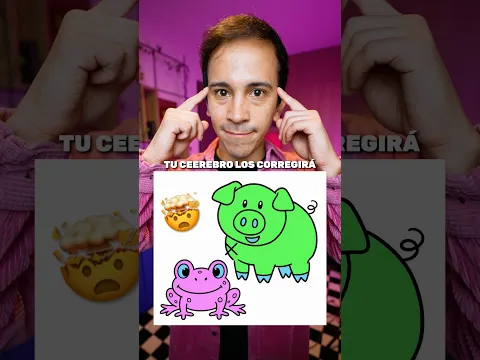La Rana y el Puerquito 🐸🐷 #ilusionoptica #juegosmentales #palomaresmagic