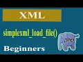 PHP XML Part-03 xmlParser loadFile