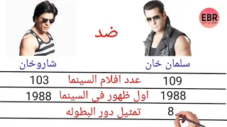 معلومات ستعرفها لاول مرة سلمان خان ام شاروخان الافضل 