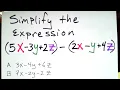 Part 1 Simplify the Polynomial Expressions G E D Test Question Step By Step on How to ANSWER
