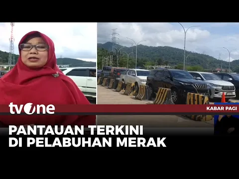 Volume Kendaraan Terpantau Padat dan Meningkat di Pelabuhan Merak