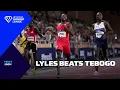 Download Lagu Noah Lyles BEATS Letsile Tebogo in Monaco 200m - Wanda Diamond League 2025