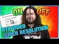 NVIDIA RTX Super Resolution Tested Image Quality Comparison Performance