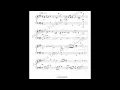 An Autumn to Remember original jazz piano sheet music solo scrolling score