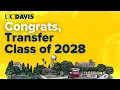 Congratulations Transfer Class of 2028