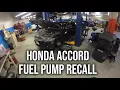 POV 10th Gen Honda Accord Fuel Pump Recall