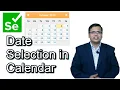 Selecting a date from calendar in Selenium