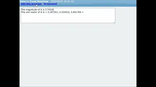Vector Calculations with VPython