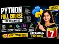 Python Full Course for Beginners Lecture 7 Python Operators Explained