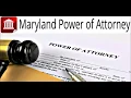 Maryland Power of Attorney