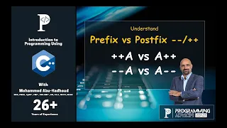 Lesson - Postfix vs Prefix A vs A -A vs A--