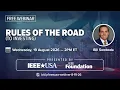 IEEE-USA IEEE Foundation Webinar Rules of the Road To Investing