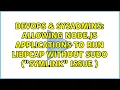 DevOps SysAdmins Allowing node js applications to run libpcap without sudo Symlink issue