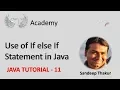 Java Tutorial 11 if else if explanation in flowchart ST Academy
