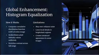 Local vs Global Enhancement using CLAHE