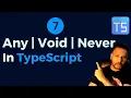 - Any Void Never Data types in TypeScript