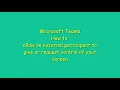 Microsoft Teams - How to Enable Remote Desktop Control for Guests and External Users