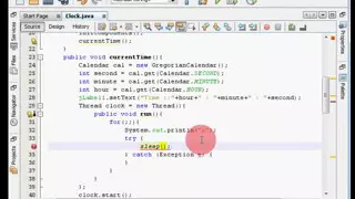 Making a Digital Clock in java Netbeans Part 2