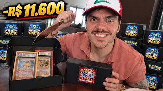 GASTEI R$ 11.600 REAIS EM CAIXA MISTERIOSA DE CARTA POKÉMON (LUCRO OU PREJUÍZO)