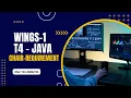 TCS Wings-1 T4 - Programming Java Chair Requirement