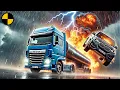 Download Lagu Most Epic Natural Disasters and Car Chaos #2 in Beamng.Drive