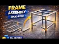 Structural Frame Assembly in Solid Edge Complete Tutorial