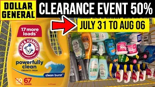 Dollar General CLEARANCE EVENT LOAD COUPONS NOW JULY 31 to AUG 06