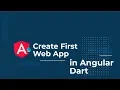 AngularDart Create First Pokemon AngularDart App Data Binding Ep1