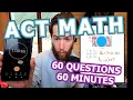 Full ACT Math Practice Test