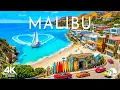 4K Malibu California Sunset Shores Beachfront Homes Scenic Coastline