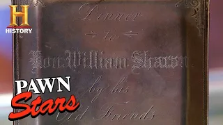 CRAZY HIGH ASKING PRICE for Antique Silver Menu Season 13 Pawn Stars