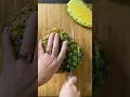 Easiest way to cut a pineapple