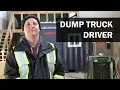 Job Talks - Dump Truck Driver